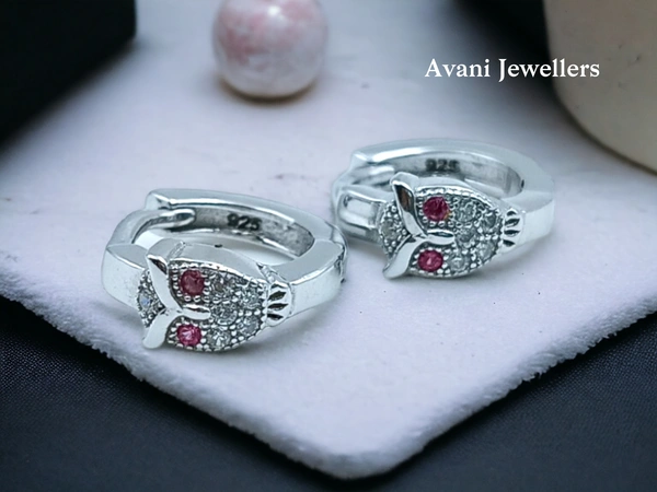 Silver Italian Fancy Earrings - 2.32