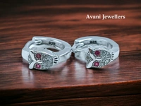 Silver Italian Fancy Earrings - 2.32