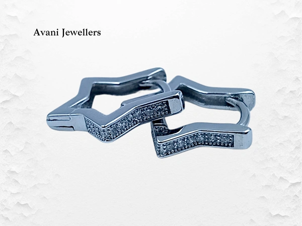 Silver Italian Fancy Earrings - 2.75