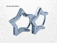 Silver Italian Fancy Earrings - 2.75