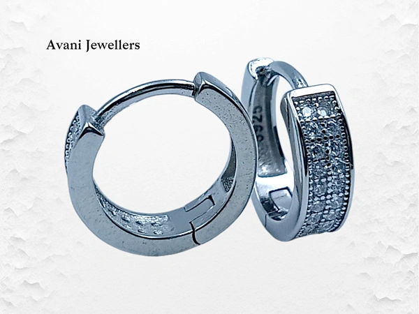 Silver Italian Fancy Earrings - 2.65
