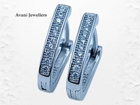 Silver Italian Fancy Earrings - 2.48