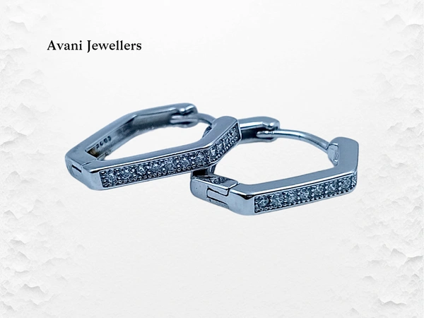 Silver Italian Fancy Earrings - 2.63