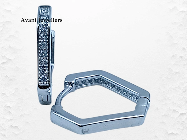 Silver Italian Fancy Earrings - 2.63