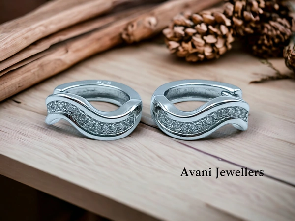 Silver Italian Fancy Earrings - 2.63
