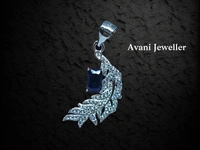 Silver Italian Fancy Pendant Set - 4.33