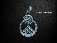 Silver Italian Fancy Pendant Set - 4.7