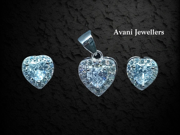 Silver Italian Fancy Pendant Set - 3.48