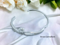 Silver Ladies Fancy Kade - 10.93, Free Size