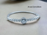 Silver Ladies Fancy Kade - 11.47, Free Size