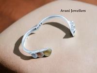 Silver Ladies Fancy Kade - 20.97, Free Size