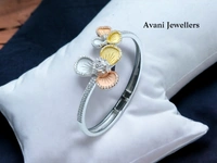 Silver Ladies Fancy Kade - 15.52, Free Size