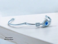 Silver Ladies Fancy Kade - 11.42, Free Size