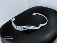 Silver Ladies Fancy Kade - 11.43, Free Size