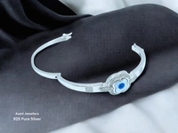 Silver Ladies Fancy Kade - 13.15, Free Size