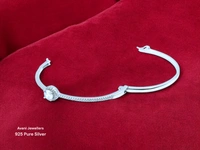 Silver Ladies Fancy Kade - 10.93, Free Size