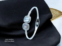 Silver Ladies Fancy Kade - 11.51, Free Size