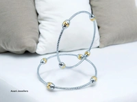 Silver Ladies Fancy Kade - 5.58, Free Size