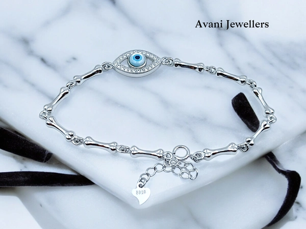 Silver Ladies Fancy Bracelet - 5.68, Adjustable