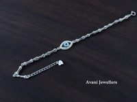 Silver Ladies Fancy Bracelet - 5.68, Adjustable