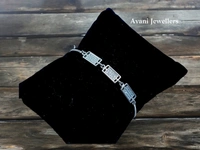 Silver Ladies Fancy Bracelet - 6.62, Adjustable