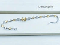 Silver Ladies Fancy Bracelet - 7.69, Adjustable