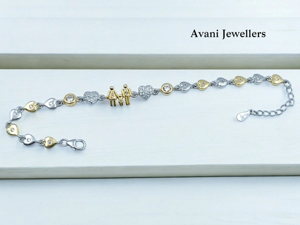 Silver Ladies Fancy Bracelet - 7.69, Adjustable