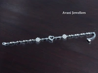Silver Ladies Fancy Bracelet - 6.72, Adjustable