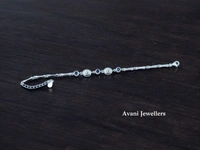 Silver Ladies Fancy Bracelet - 6.57, Adjustable
