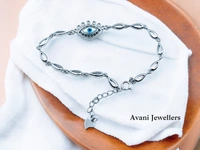 Silver Ladies Fancy Bracelet - 5.83, Adjustable