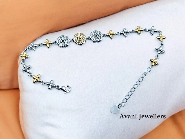 Silver Ladies Fancy Bracelet - 8.96, Adjustable