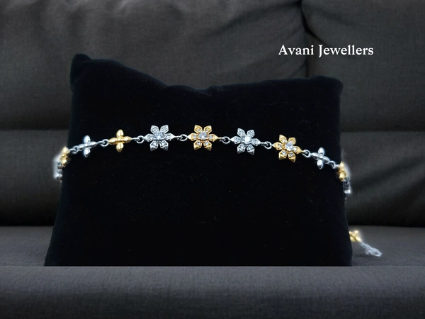 Silver Ladies Fancy Bracelet - 8.88, Adjustable