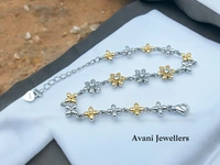 Silver Ladies Fancy Bracelet - 8.88, Adjustable