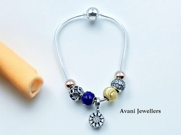 Silver Ladies Fancy Bracelet - 13.17, Free
