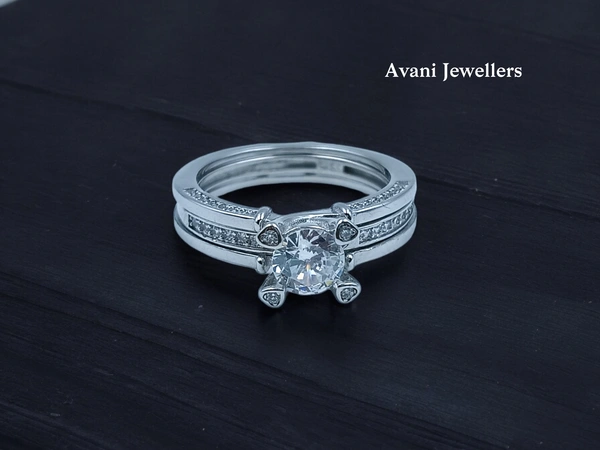Silver Ladies Fancy Ring - 5.03, 17