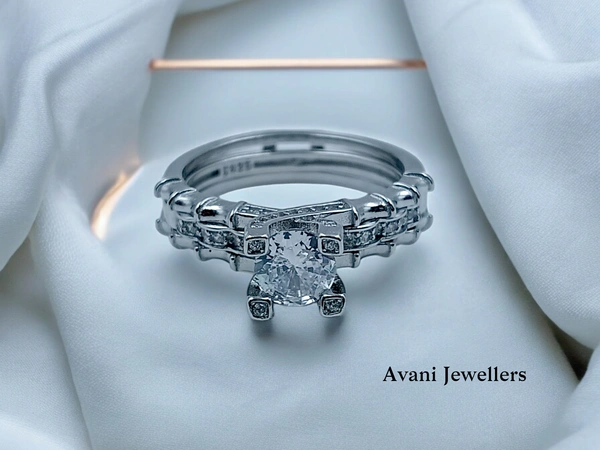 Silver Ladies Fancy Ring - 5.05, 17