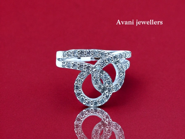 Silver Ladies Fancy Ring - 4.12, 14