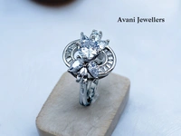 Silver Ladies Fancy Ring - 4.86, 17