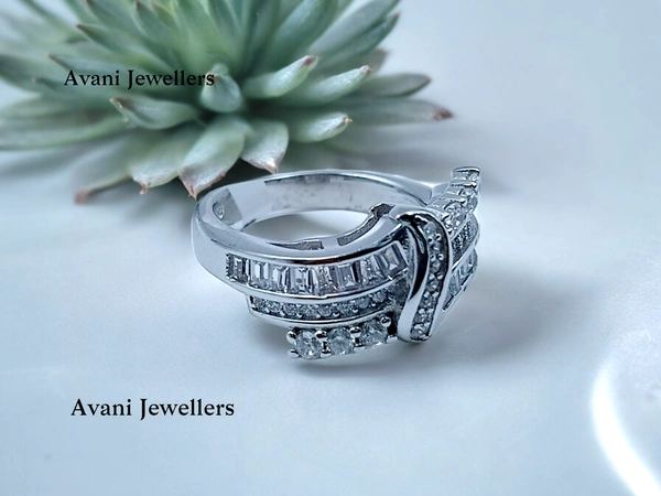 Silver Ladies Fancy Ring - 5.18, 12