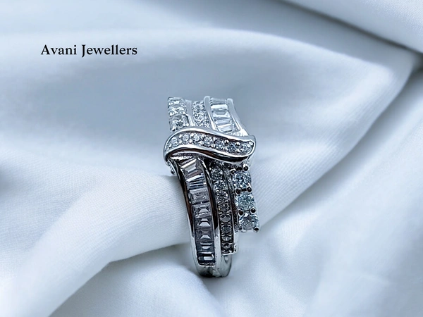Silver Ladies Fancy Ring - 5.18, 12