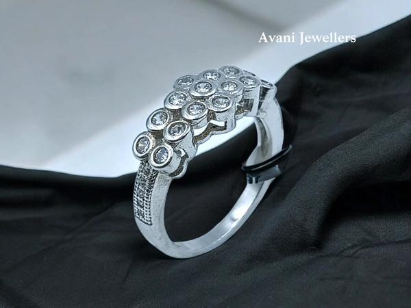 Silver Ladies Fancy Ring - 3.13, 13