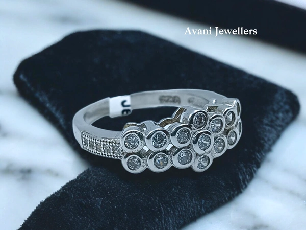 Silver Ladies Fancy Ring - 3.13, 13