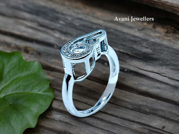 Silver Ladies Fancy Ring - 2.55, 9