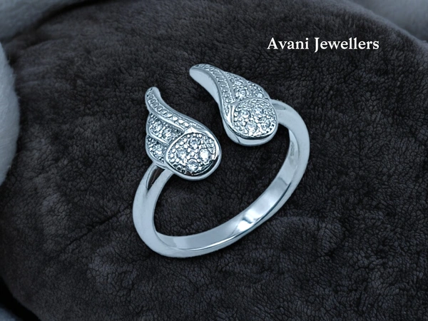 Silver Ladies Fancy Ring - 3, 14