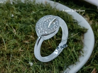 Silver Ladies Fancy Ring - 3.24, 12