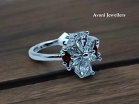 Silver Ladies Fancy Ring - 2.2, 10