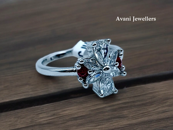 Silver Ladies Fancy Ring - 2.2, 10