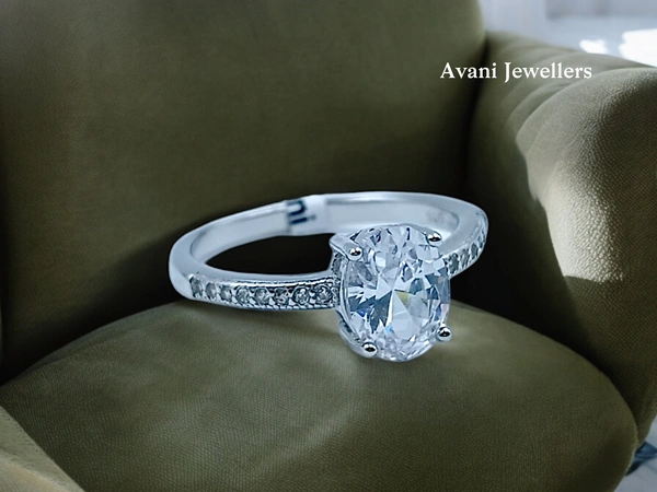 Silver Ladies Fancy Ring - 2.75, 14