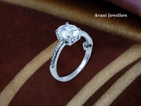 Silver Ladies Fancy Ring - 2.75, 14