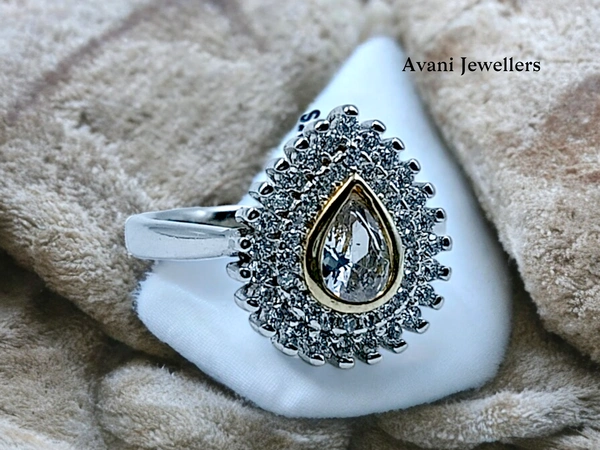Silver Ladies Fancy Ring - 4.05, 12